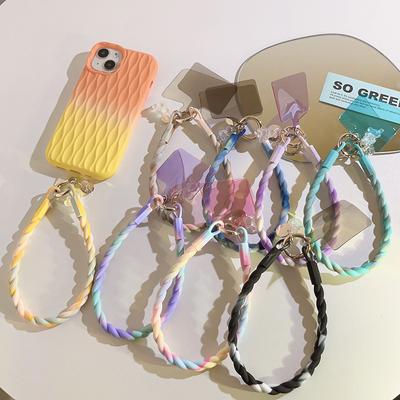 Cellphone Straps Hanging Cord Mobile Phone Lanyard Short Wrist Strap Charm Anti-lost Chain for Women IPhone Keychain