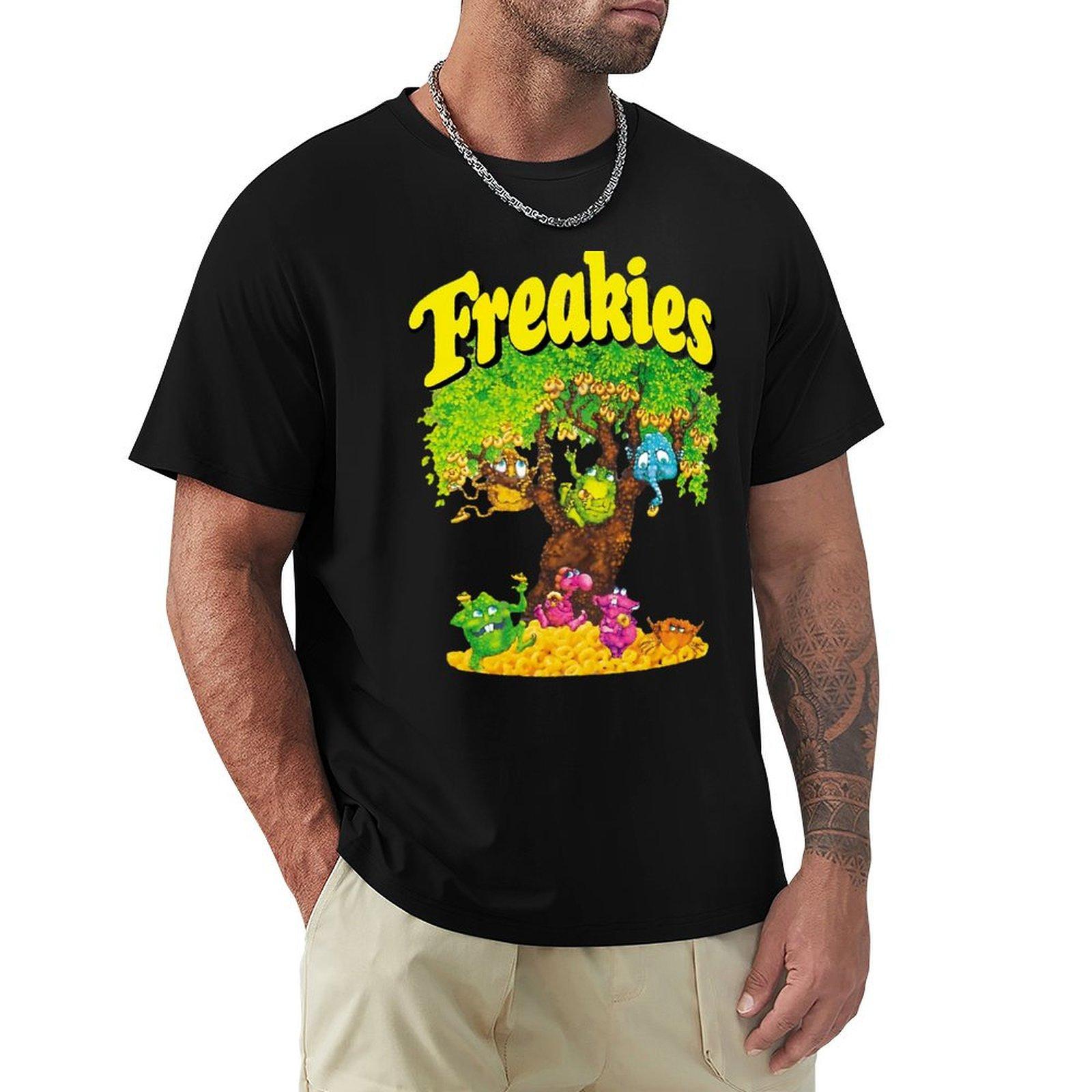 

Starlord Freakies Tee TShirt for a boy sweat Funny tshirts tops plain black t shirts men 4XL