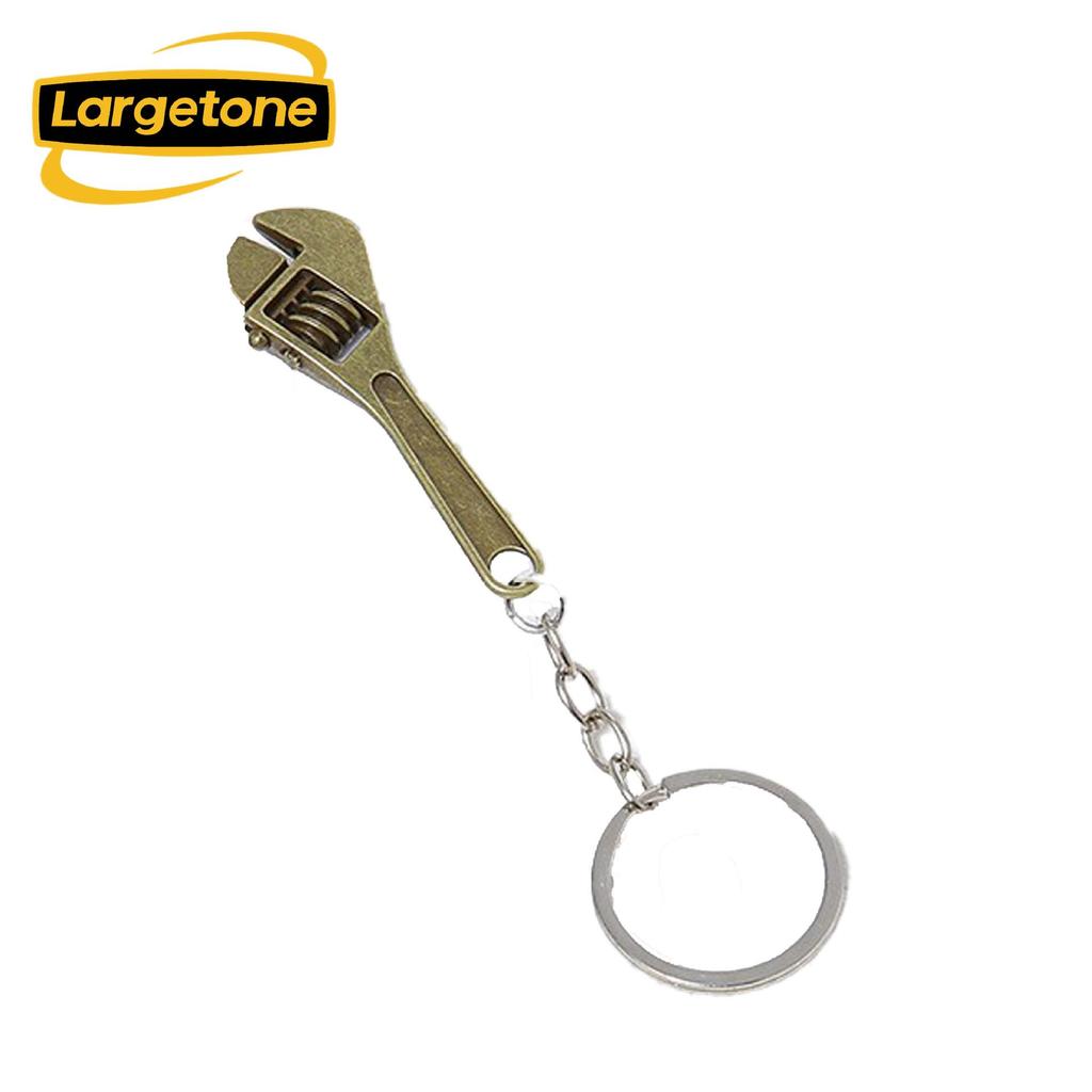 Mini Movable Wrench Zinc Alloy Keychain - Creative Car Pendant Gift