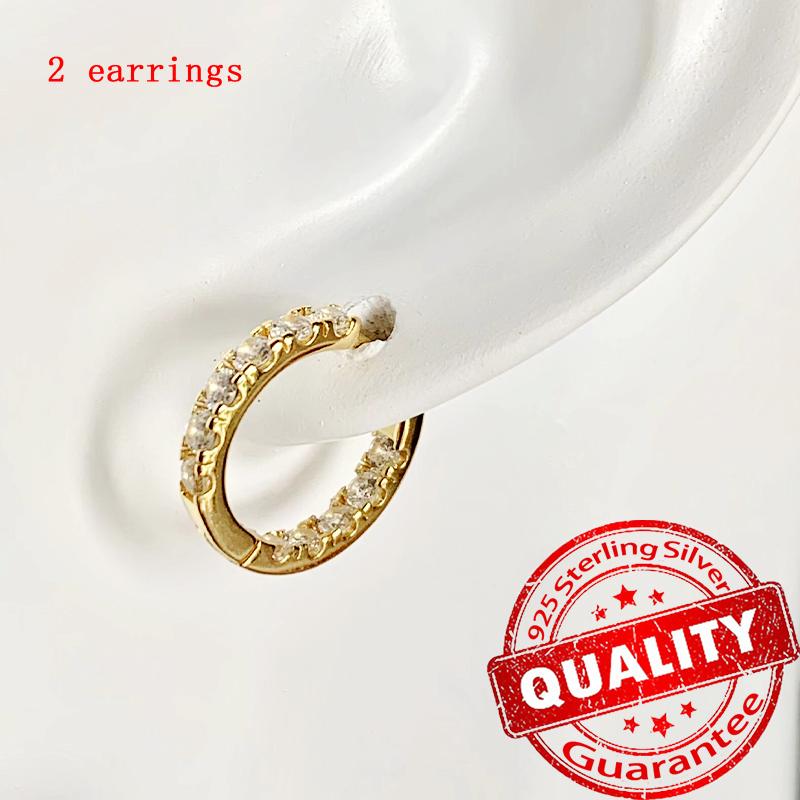 New Copper Sparkling Pink Bow Stud Earrings & Pavé Dangle Hoop Earrings For Girl Sweet Romantic Jewelry Gift