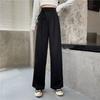 Wide-leg Pants High Waist Drooping Suit Pants Autumn New Korean Straight-leg Casual Student Trousers for Women