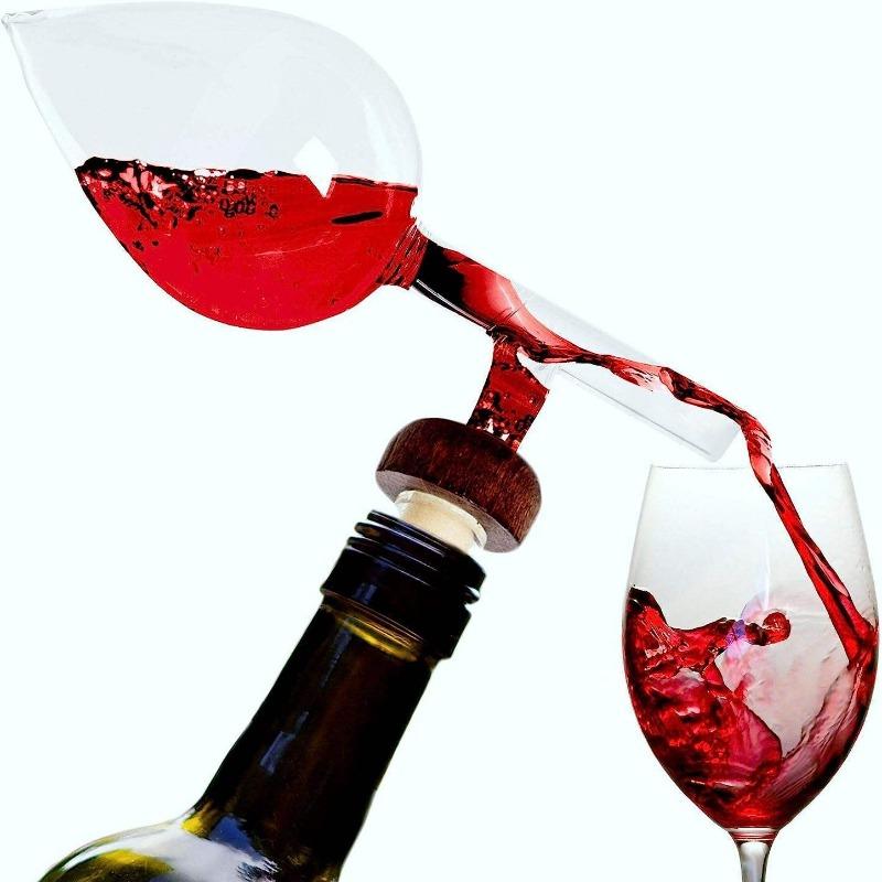 Dispozitiv de turnare a sticlei de vin roșu, aerator portabil cu aer, dispozitiv rapid de sobrietate și turnare, dispozitiv nou de sobrietate a sticlei