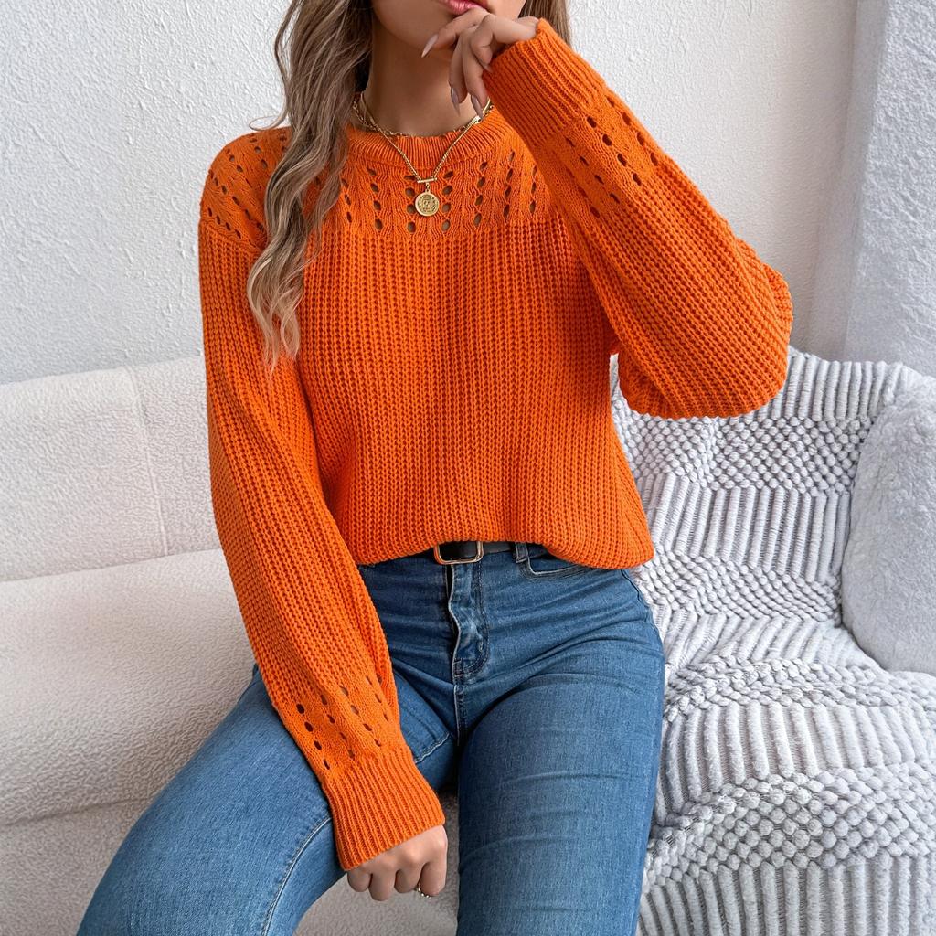 Women's T-Shirt Vintage Floral Print Round Neck Loose Long Sleeve Mid-Length Thumb Leak Top