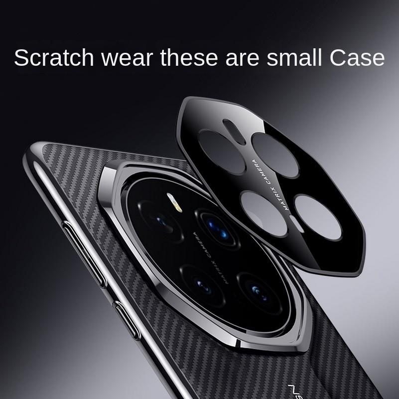 Carbon Fiber Pattern Plated Frame Phone Case For Honor Magic 7 Pro Magic7 Honor X9C Honor X60 Pro Camera protect Cover