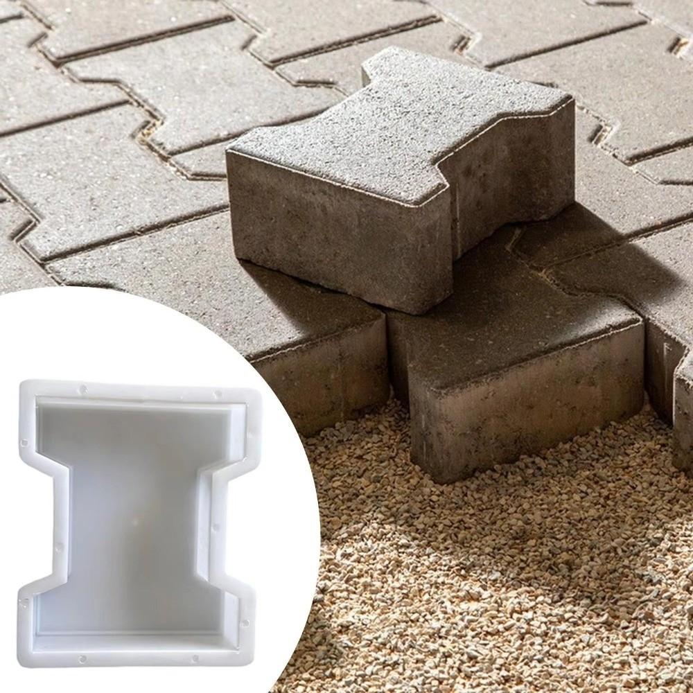 Thickened I Shape Brick Mold Plastic Concrete Paver Mold New Paving Brick Mold  Garden Walkway