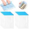 20  Multiple Sizes Vacuum Storage Bags Hand Roll Durable Space Saver Bags For Clothes Clothing Travel Moving Must Have Organizer