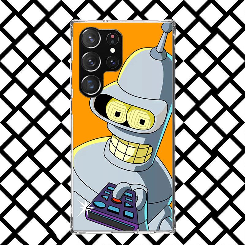 Cartoon F-Futuramas Phone Case for Samsung Galaxy S26 S25 Edge S24 S23 Ultra S22 Plus S21 FE S20 + Soft Cover Print Fundas Galax