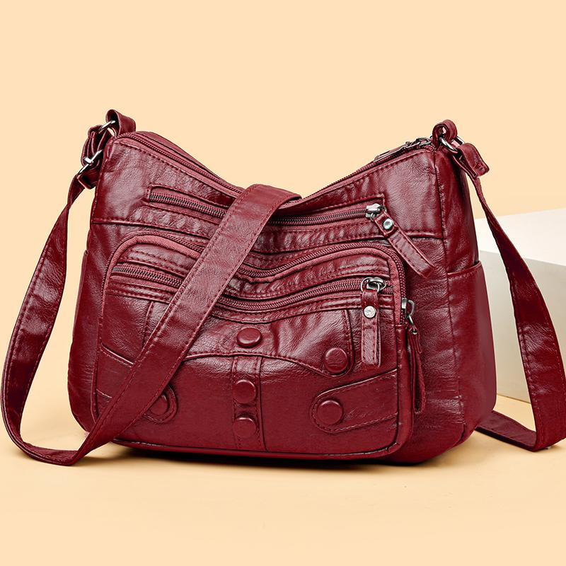 Dámská taška Kabelky Vícekapsová taška přes rameno Crossbody taška Mommy Small Square Bag