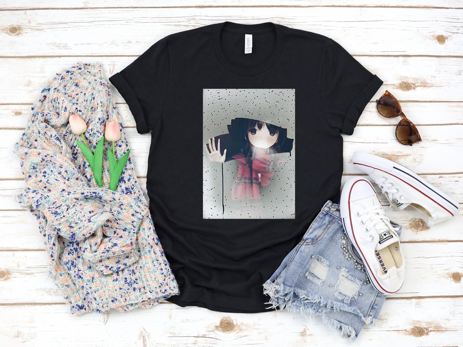 

26 Аниме Ханако Манга Серия За Стеклом Девочки 3 4 Короткий Рукав Женская Футболка T370 Унисекс Футболка XXL