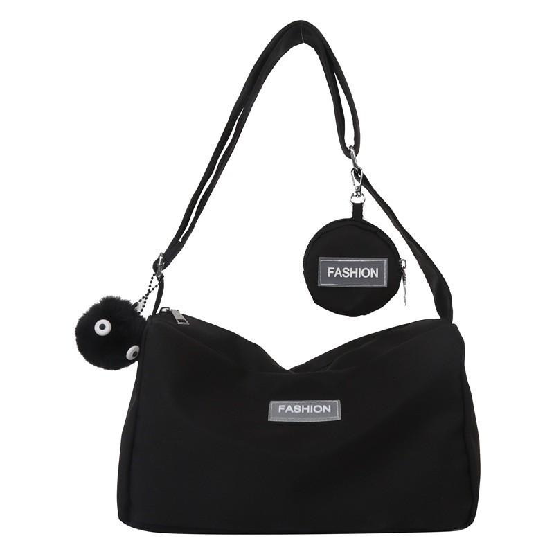 Oxford Material Small Crossbody Bag With Zipper Closure And Phone Pocket For Casual Daily Use
