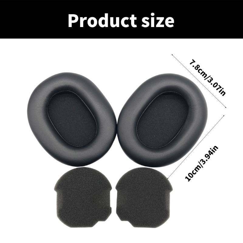 Comfort Protein Leather Earpads Covers Ear Cushions For WH-1000XM5 WH1000XM5 Headphones Enhances Listening