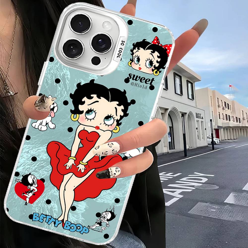 Sexy B-Bettys Girl Handyhüllen für iPhone 17 16 15 14 13 12 11 Plus Pro Max Bunte Hülle