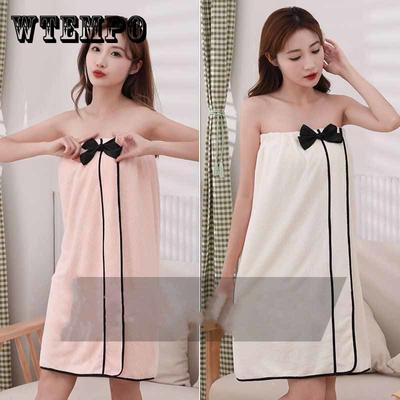 Bath Towel Household Women Can Wear Wrapped Towel To Take A Bath Absorbent Adult Bathrobe Bath Skirt Lovers