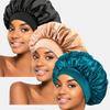 Solid Hair Bonnet Silk Bonnet Satin Bonnet Valentine's Day Valentines Hair Protection Cap Black Nighttime Care Daytime Home Comfort Beauty Tool