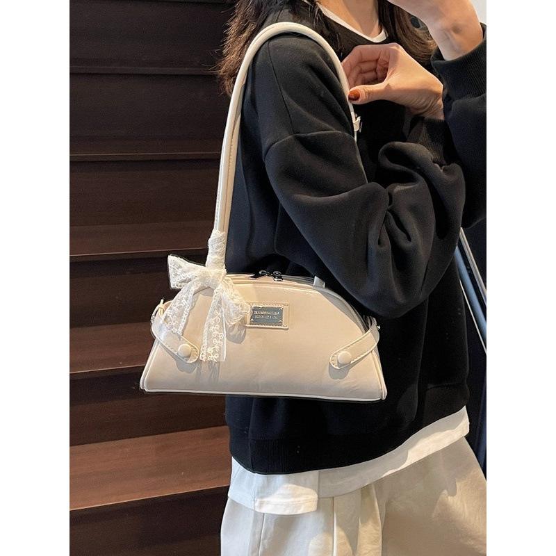 Textured Underarm Bag Women's 2026 New Fashion Handbag Versatile Commuter Shoulder Shell Bag