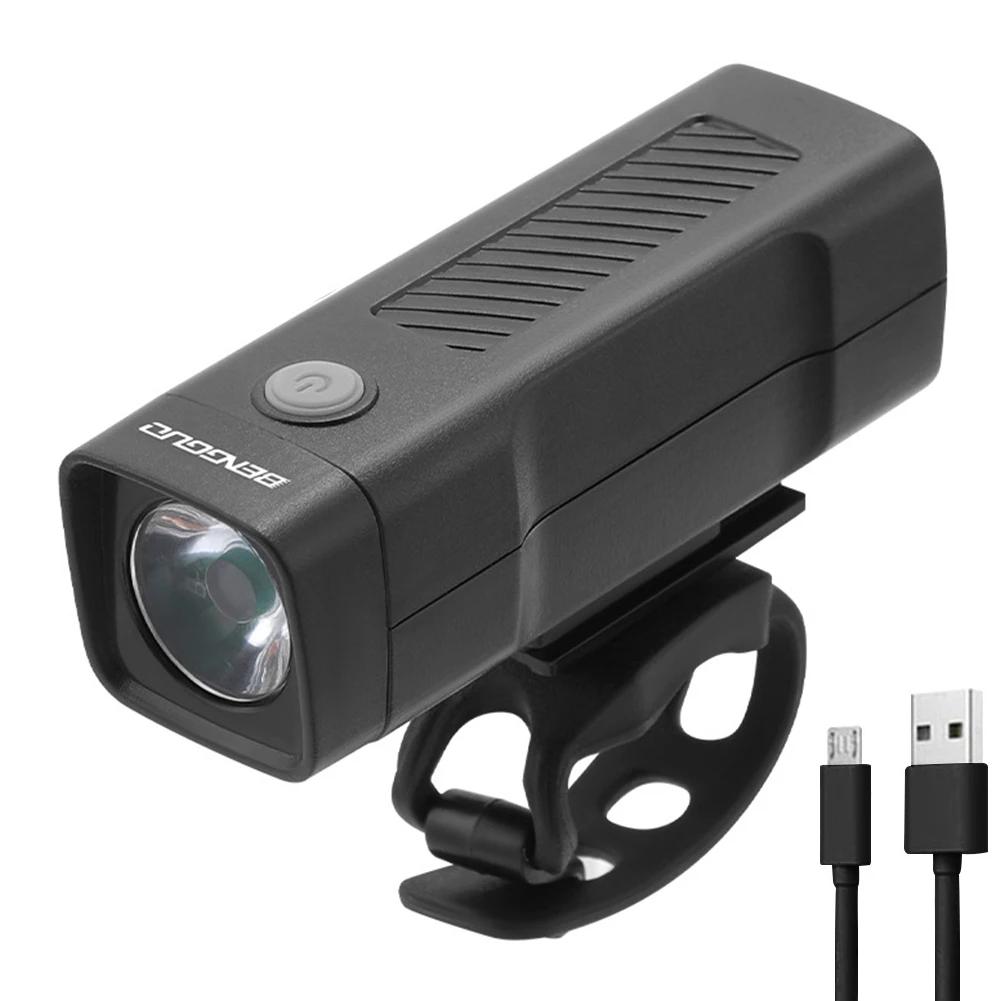 Bright Bicycle Light T6 LED Front USB Rechargeable MTB Mountain Bicycle Lamp 100LM Bike Headlight Flashlight Cycling Scooter