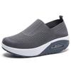 Fashion Platform Shoes Women Breathable Knitted Soft Sole Comfortable Casual Sneakers Loafers Slip On Shoes