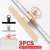 0,2 mm Ultra-dünnes Edelstahl-Handy-Lanyard-Tab 360 Grad drehbar Handy-Crossbody-Handgelenkschlaufen Metall-Dichtungen Patch-Clip