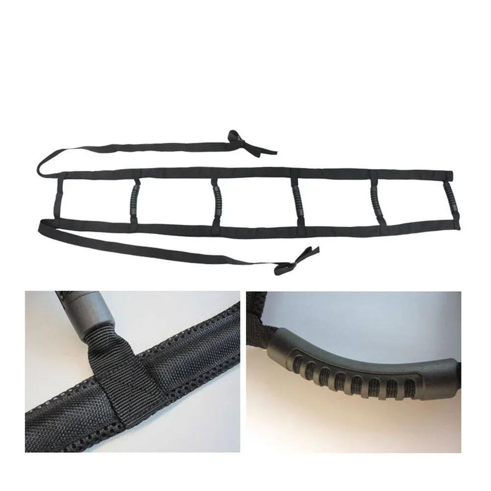 Bed Ladder Assist Sit Up Assist Strap with Handle Strap Rope Ladder Bed Support Sitting Pull Up Hoist for Elderly Senior