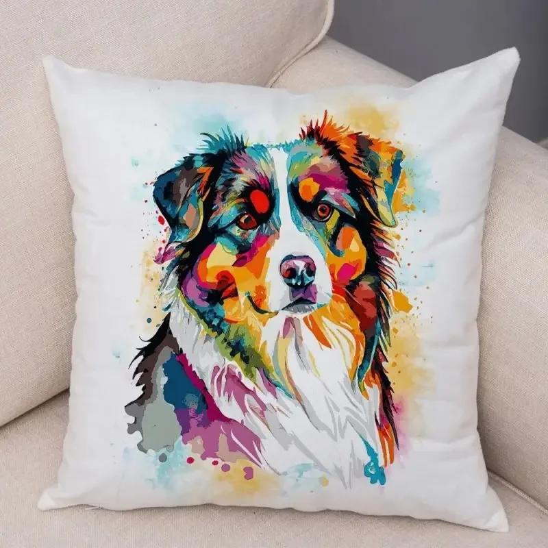 

Акварельная наволочка с принтом льва, животные, кошка, рисунок рыбы, наволочка, домашний декор, комната, диван, офисное кресло, чехол для автомобильных подушек 66x66cm