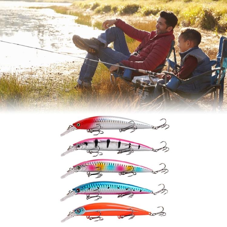 5 Stück Minnow-Köder zum Angeln Schwimmende Hartköder Künstliche Köder Wobbler Crankbait Swimbait Angelzubehör Köder Langlebig