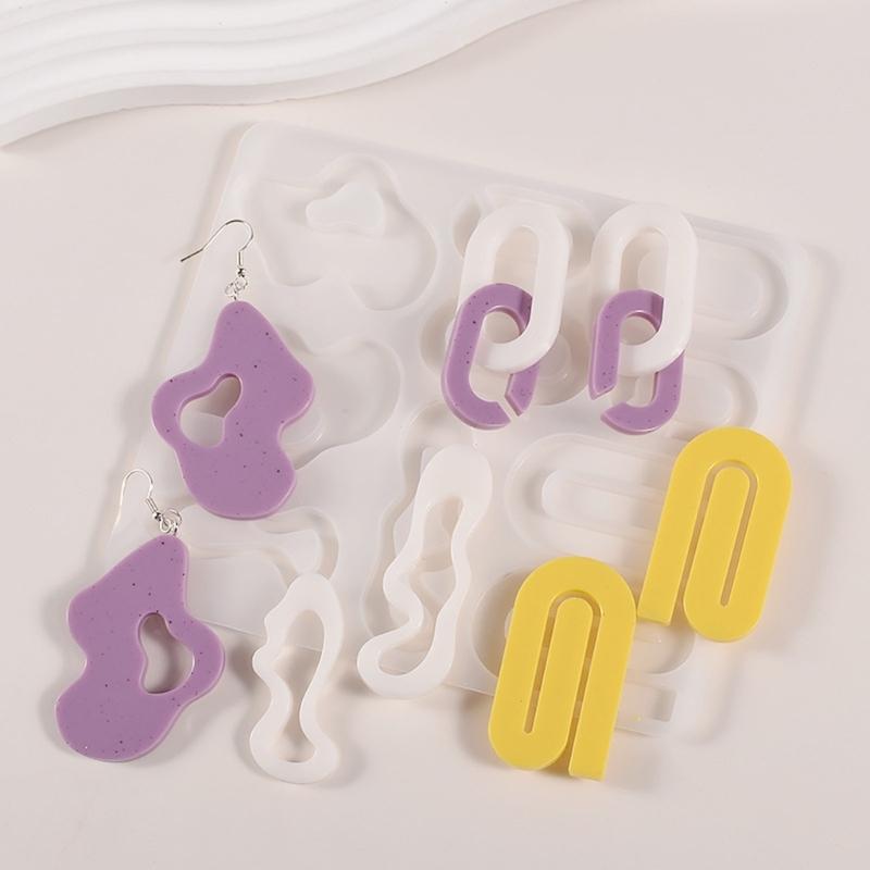 Epoxy Silicone Molds Multiple Styles Keychain Casting Molds Jewelry Making
