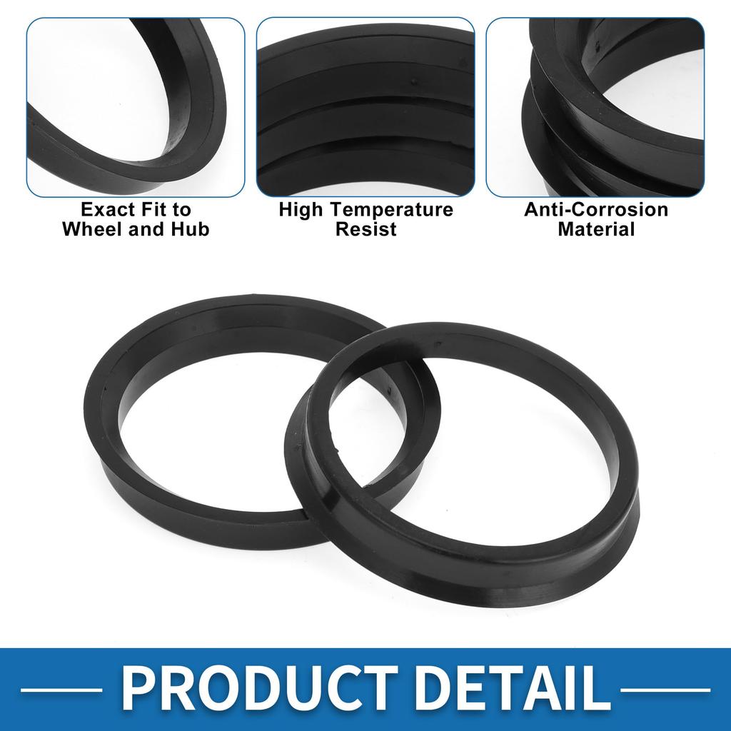 A ABSOPRO Wheel Hub Centric Ring Durable OD 65.1mm to ID 56.6mm Wheel Center