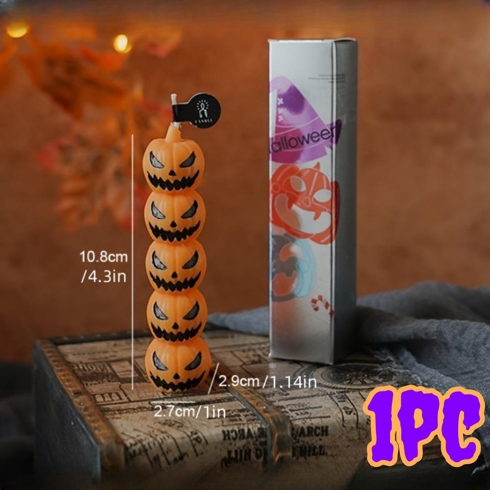 1/3pcs Halloween Scented Candles Long Stick Gothic Soy Wax Decorations for Party Home Festive Atmosphere Holiday Ornaments Gifts