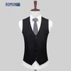 ROMON Men's Wool Blend Business Suit Vest