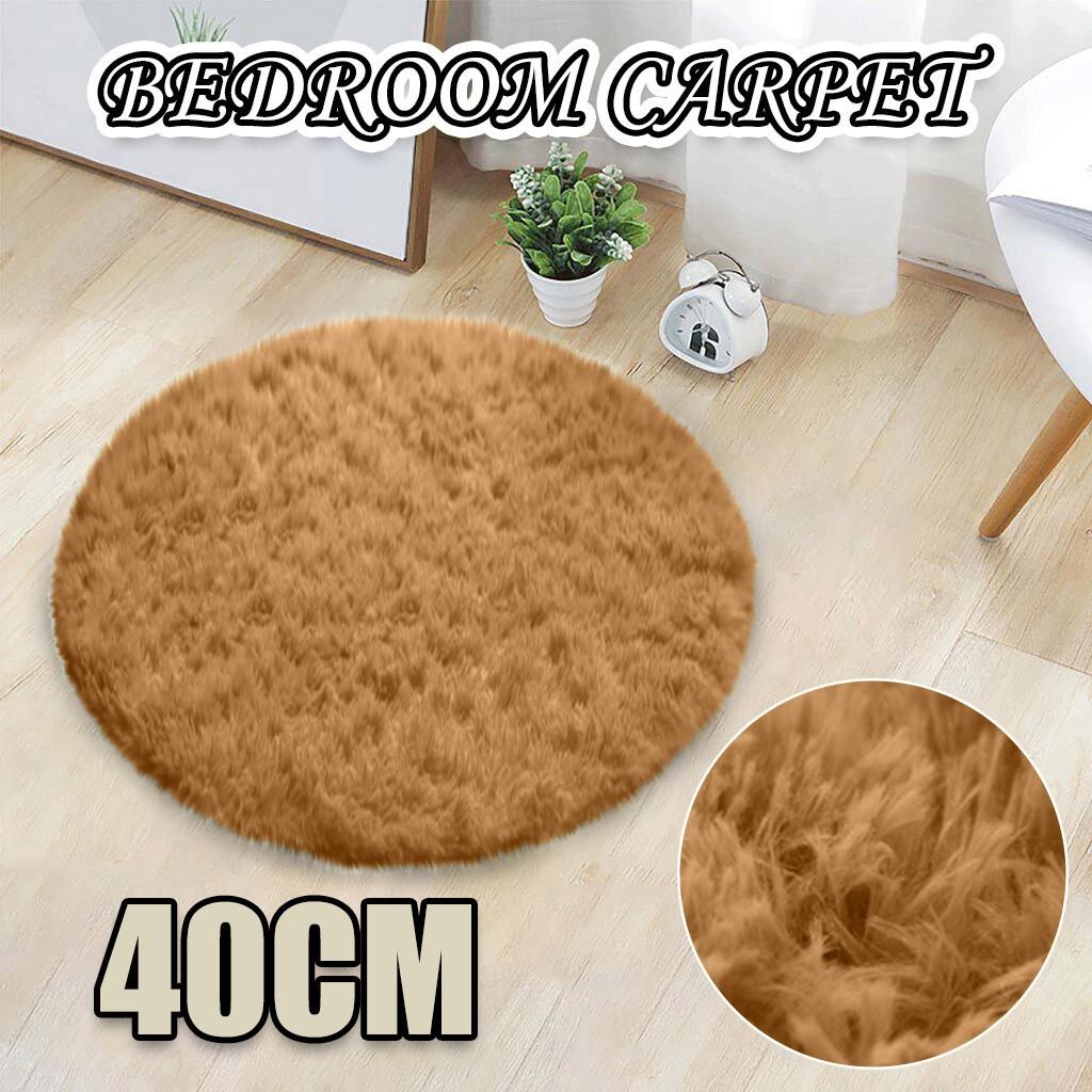 Home Decor Soft Bath Bedroom Non- Floor Shower Yoga Plush Round