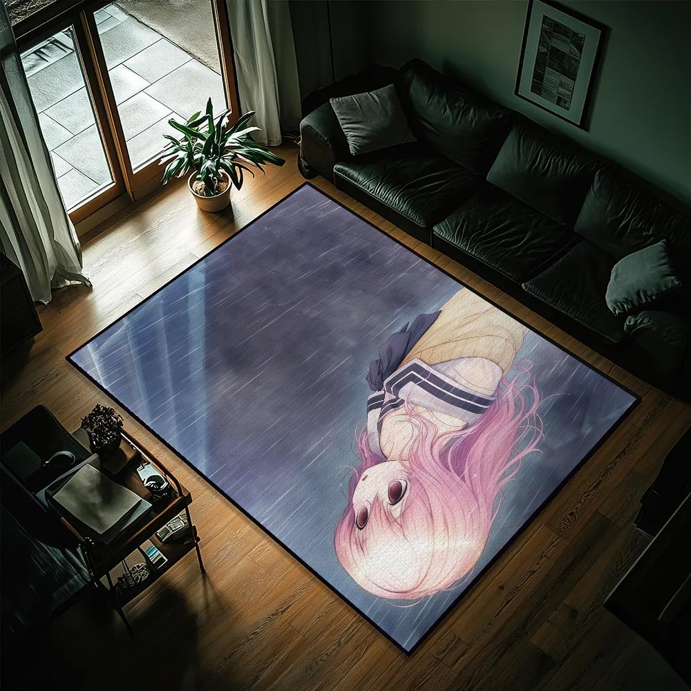 Anime Music M-Mukou Aoi Small Carpet Bedside Kitchen Bath Living Home House Bedroom Floor Mat Doormat Rug Decoration