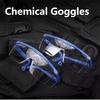 5pcs Work Safety Glasses Eye Protection Goggles Chemical Goggles Anti-Splash Windproof Dustproof Protective Glasses for Cycling