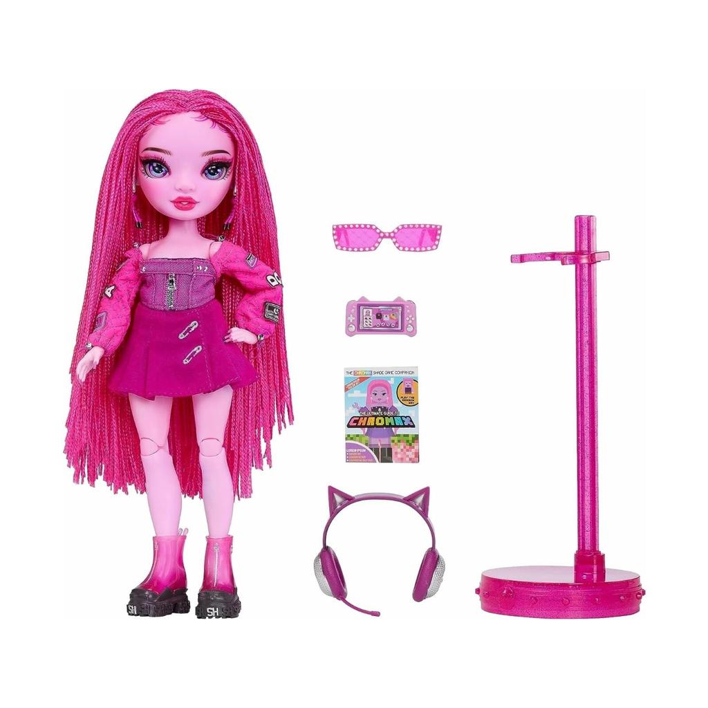 MGA Shadow High Doll Lavender Lynn Pinkie James Jointed Fashion Doll with Accessories Deluxe Articulated Collectible Toy Gifts