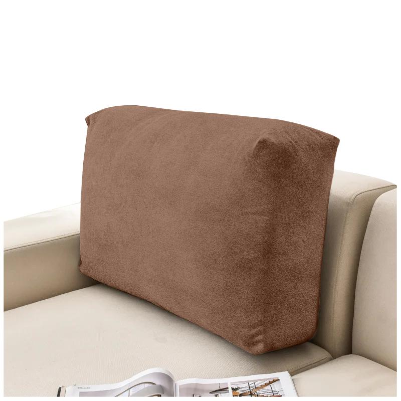Cover For The Backrest Cushion Of The Sofa, Corner Sofa, Velvet, Brown