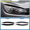 Autoscheinwerfer-Kopf-Lampenaugenbrauen-Augenlider-Aufkleber-Trimmabdeckung für Volkswagen VW Golf 6 MK6 VI GTI GTR GTD 2008 - 2013 Zubehör
