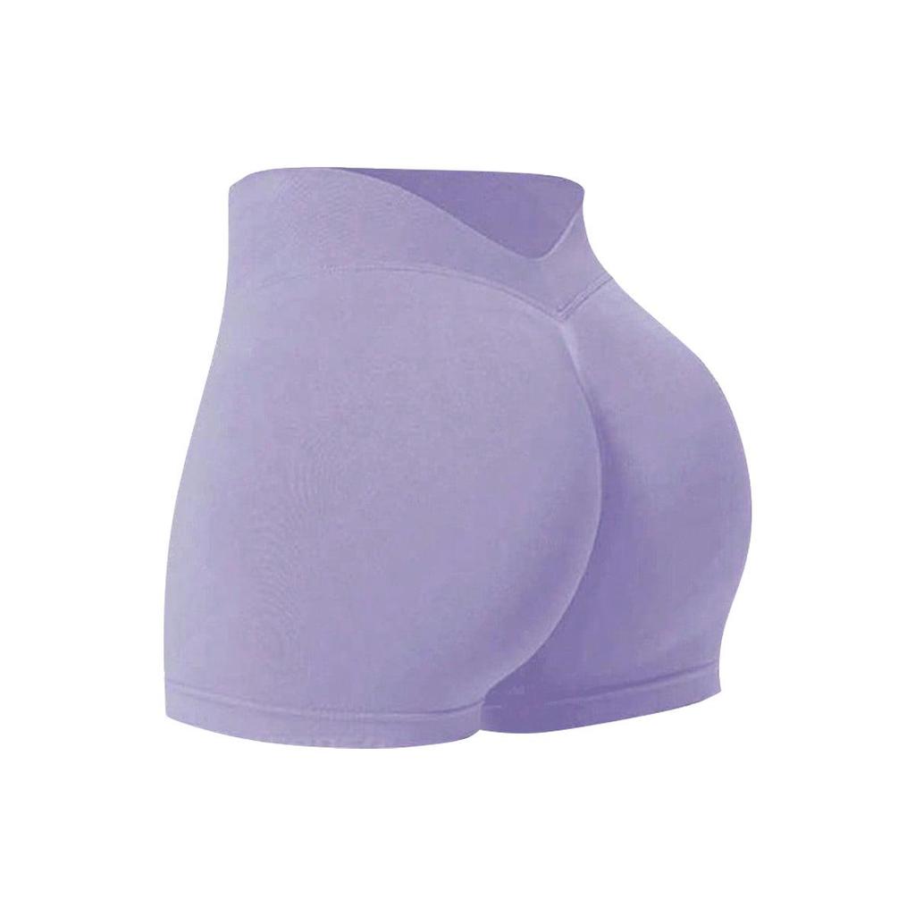 High-Waisted Women's Yoga Shorts: Hip-Lifting, Running & Fitness