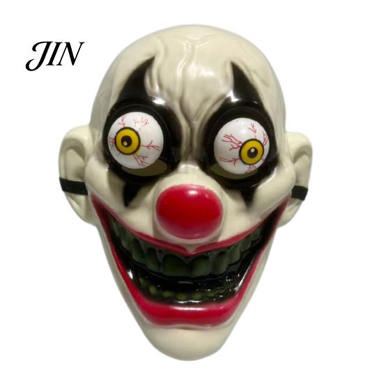 Realistic Bloodshot Eyeball Horror Mask Halloween Full Face with Protruding Eyeballs, Scary Party Secret Room Escape for Adult Cosplay Costume Parties