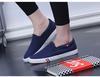 Denim Men's Canvas Shoes Slip-On Sneakers Male Flats Breathable Loafers for Men 2024 Summer Trainers Light Black Shoes Footwear
