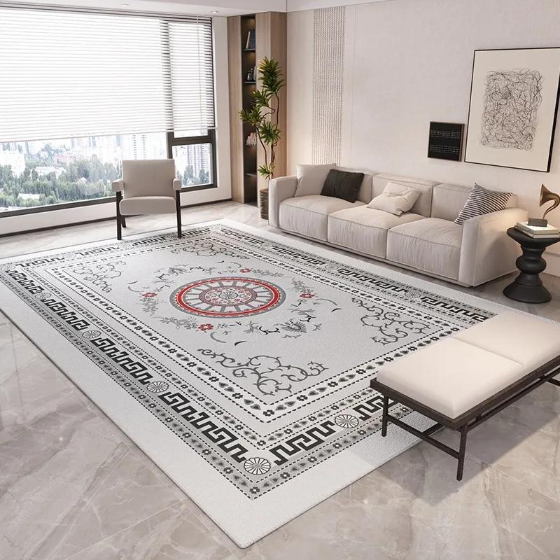 

Oriental Inspired Area Rug – Artistic Geometric Non-Slip Carpet, Washable Floor Mat for Living Room Bedroom Sofa Decor 60*90cm