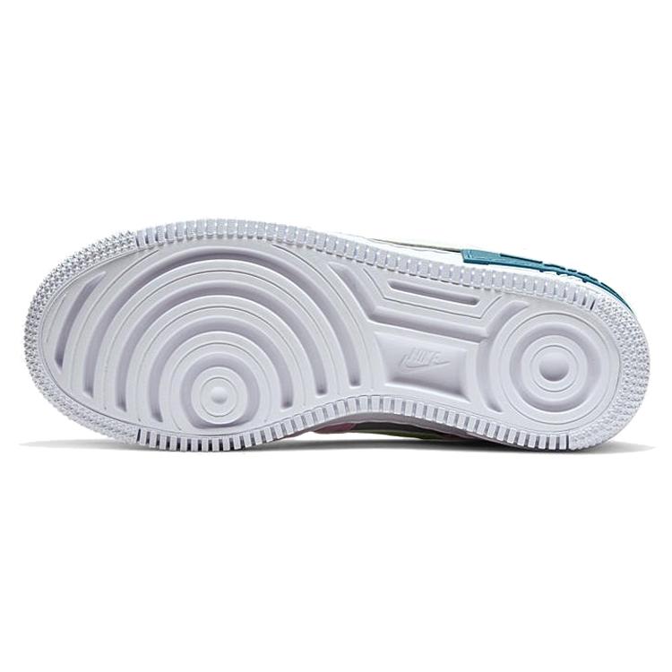 New Nike Air Force 1 Low Shadow Barely Volt Oracle Aqua Women's CK3172-001