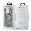 Karl Lagerfeld Klhmp15Lhmckmhk Iphone 15Pro 6.1 Czarny/Black Iml Monogram Karl&Choupette Head Magsafe