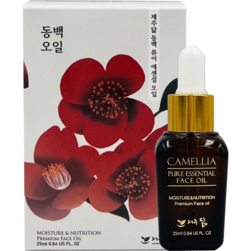 Jeju Dalm Camellia Pure Essential Oil Jeju Camellia Face Oil, 1 pcs, 25ml