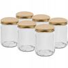 Glass jar for preserves with a screw cap 500ml 6 pcs