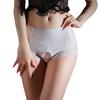 Sexy Sheer Lace Underwear Women See Through Mesh Briefs Skin-Friendly High Waist Panties Ladies Ultra-thin Naked Feel LingerieGood product