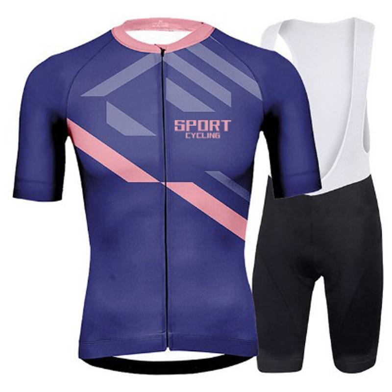 2026 Sommer Set Atmungsaktiver Radanzug Neuer Radanzug Kurzarm Set Herren und Damen Sommer Radsportausrüstung Atmungsaktiver Rennrad Overall
