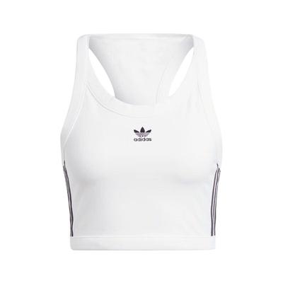 Originals Adicolor Classics Kleeblatt Drei-Streifen Logo Tanktop Damen Tops Weiß II0713