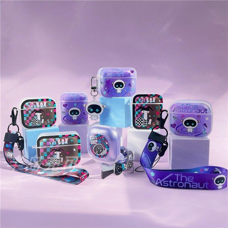 

Cover Bullet-Proof Youth League BTS for Apple AirPods Samsung Earphone Case Pendant Lanyard Jin J Hope Cute Strap Hanging Ornament Agustd Lanyard Suga Apple AirPods Pro2 JIN single shell