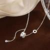 2025 New Style Slim Waist Light Luxury 925 Sterling Silver Clavicle Necklace for Women