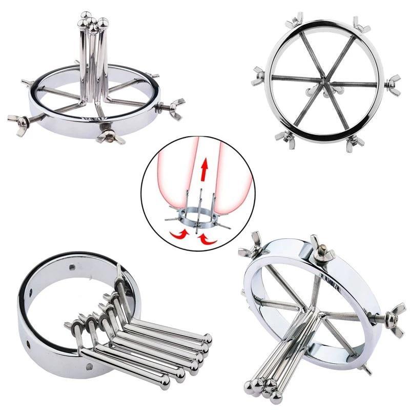 Adjustable Huge Stainless Steel Anal Dilator Metal Vaginal Speculum Fisting Vaginal Dilator Anal Training dildos Adult Sex Toys