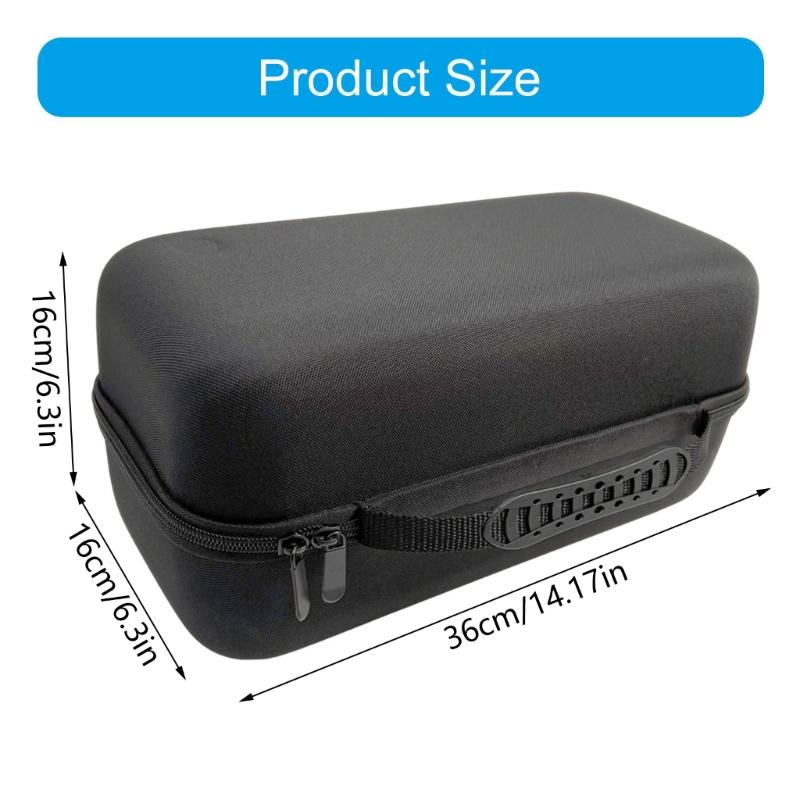 Travel Organiser Bag for Hair Dryer and Styling Tools Features Expandable Mesh Pouch Compactly
